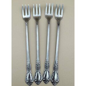Oneida Kennett Square Set Of 4 Cocktail Forks Distinction Deluxe HH Stainless
